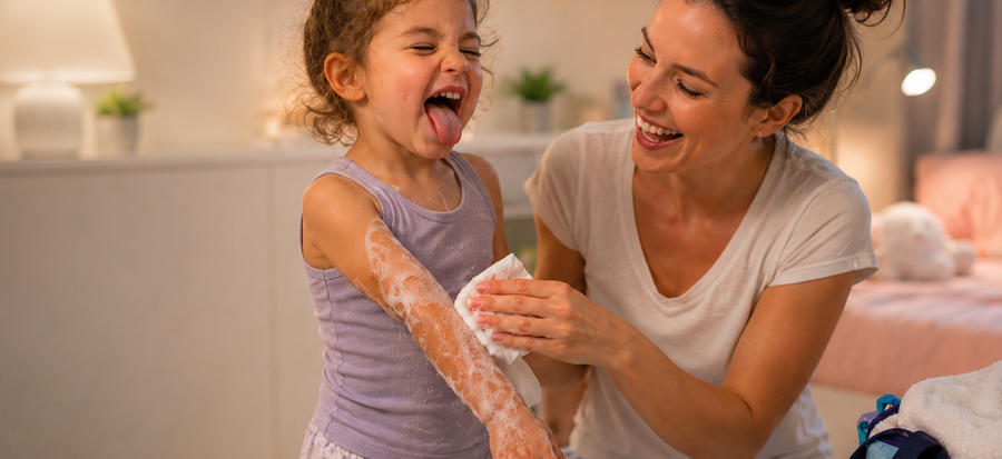 The 2-Minute Bedtime Reset (Stop the 45-Minute Bath Battle)