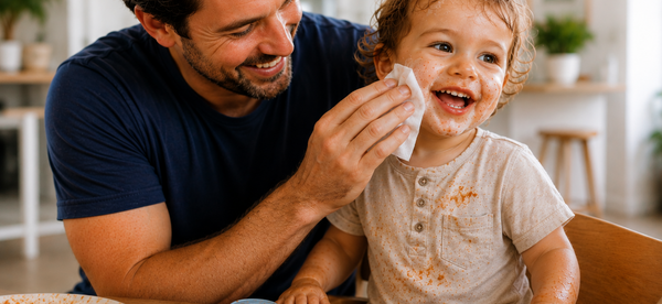 The Spaghetti Test: Cleaning Up Toddlers After Meal Time Mayhem